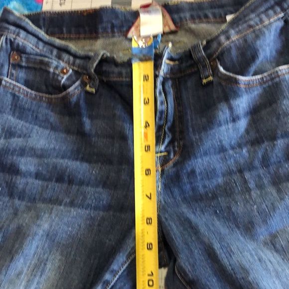Lucky Brand jeans waist 28 size 6/boot cut red label/Lucky You at zipper - Picture 13 of 13